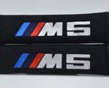 2 pieces (1 PAIR) BMW M5 Embroidery Seat Belt Cover Pads (Black pads) - $16.99