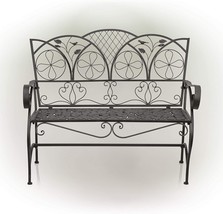 Alpine Bvk118 Dark Brown Iron Bench, One Size, Bronze - $241.99