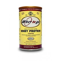 Solgar Whey To Go Protein Powder, Natural Vanilla Flavor, 12 Ounce - $22.15