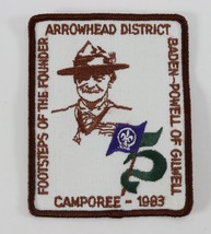 Vintage 1983 Camporee Powell Arrowhead District Boy Scouts BSA Camp Patch - $11.69