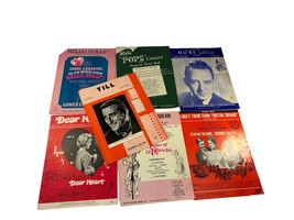 Lot 7 Vintage Sheet Music Books Broadway Ephemera 50s 60s Flaws - £11.74 GBP