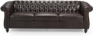 Christopher Knight Home Norma Sofas, Brown, Dark Brown - $943.99