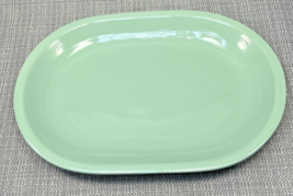 Gibson Bella Stoneware Serving Platter Oval Plate Tray Dinnerware Green 12&quot; - $14.80