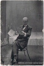 Postcard Bald Head There Will Be No More Parting There 1909 - £2.87 GBP