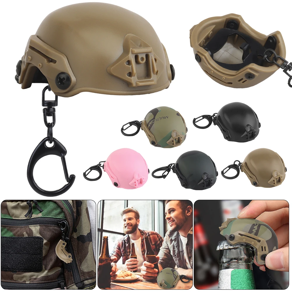 Hiking Camping Bottle Cap Opener Mini Fast Helmet Keychain Outdoor Tool Tactical - £9.86 GBP+