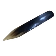 Buffalo Horn Folder Natural Black with Blond (Non Stick) Horn Folder, 1 Pieces 3 - £7.11 GBP