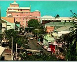 Bay Street View Nassau Bahamas Chrome Postcard I13 - $4.90