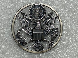 CIRCA 1950’s, U.S. ARMY WOMENS CORPS, CAP BADGE, HALLMARKED, KREW G-I - $10.00