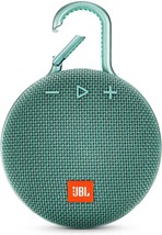 Waterproof, Robust, And Portable Bluetooth Speaker Jbl Clip 3, River Tea... - £47.10 GBP