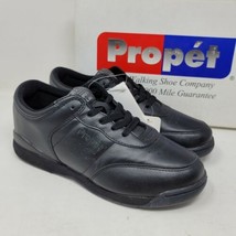 Propet Women&#39;s Walking Shoes Size 6.5 M Life Walker W3804 Black Lace Up Low Top  - £31.06 GBP