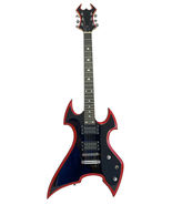 Guitar Heavy Metal Style Electric Guitar Solid Wood Body Maple, Black New - $256.22