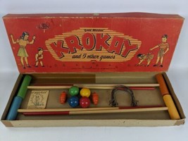 Vintage 1946 Gold Medal KROKAY and 5 Other Games by Transogram, Complete! - £35.97 GBP