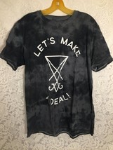 Let&#39;s Make A Deal Men&#39;s T-Shirt XL Black Short Sleeve Graphic Women&#39;s Un... - £13.06 GBP
