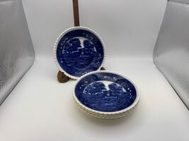 Set of 4 Copeland Spode TOWER BLUE Fruit / Dessert Bowls - $39.99