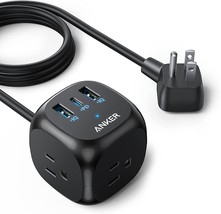 Anker 20W USB C Power Strip, 321 Power Strip with 3 Outlets and USB C Charging f - £27.32 GBP