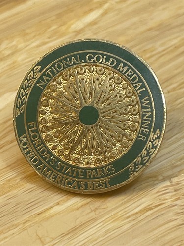 National Gold Medal Winner Florida&#39;s State Parks America&#39;s Best Lapel Pi... - $14.85