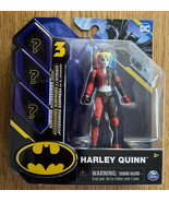 Spin Master DC Batman Harley Quinn 4&quot; With 3 Accessories Action Figure New - $26.05 CAD