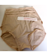 Three Shadowline Flawless fit full briefs Panty Style 17077 Size 7 Nude - $46.01 CAD
