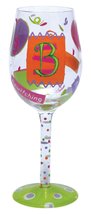 Lolita Love My Letter, Initial &quot;B&quot; Wine Glass - $34.53