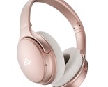 Rose Gold Active Noise Cancelling Headphones With Microphone Wireless Ov... - £72.89 GBP
