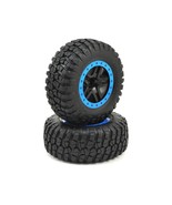 Traxxas SCT Blue Beadlock Wheels &amp; Tires (2) 5885A - $44.74