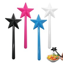 4 Pcs Star Wand Salt And Pepper Shakers, Magic Wands 3 Holes The Seasoni... - $11.99