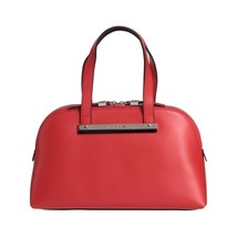 Innue Italian Made Genuine Red Leather Medium Tote Top-Handle Handbag Purse - £272.96 GBP