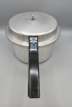 Vintage MIRRO-MATIC Aluminum 4 Quart Pressure Cooker M-0294 Lid &amp; Pot USA Made - £5.99 GBP