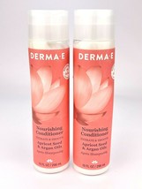 Derma E Nourishing Conditioner Apricot Seed  Argan Oils 8 fl oz Hydrate Smooth - £17.85 GBP