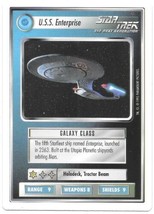 Star Trek Next Generation Premiere CCG USS Enterprise WB Card Decipher U... - $17.37