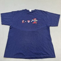 Super Mario Bros. Vintage 90s Delta Tag T-Shirt Mario+Mushroom=Big Mario... - $19.79