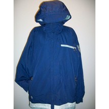 Columbia Sportswear Men&#39;s Blue Jacket Coat Heavy Winter Rain Size Small - £39.30 GBP