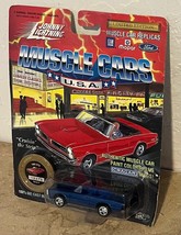 Johnny Lightning Muscle Cars USA  1965 GTO 1:64 Scale Die-Cast Car Blue - $7.00