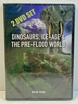 Dinosaurs, Ice-Age &amp; The Pre-Flood World 2 DVD Set Brian Young Creationism NEW - £11.78 GBP