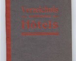 Hamburg Amerika Lines Directory of Hotels Europe 1906 Amerika - $57.42