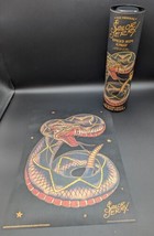 Sailor Jerry Spiced Rum Limited Edition Canister with Snake Print Poster... - £30.08 GBP