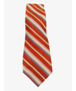 Tommy Hilfiger Orange  Striped Tie - $13.52 CAD