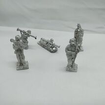 (5) Battlefield Miniatures 20mm Infantry Rocket Soldiers Metal Miniatures - $13.85