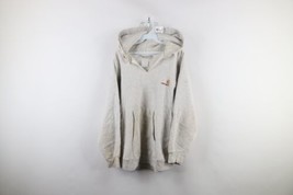 Vintage 90s Carhartt Mens Large Thrashed Spell Out Heavyweight Hoodie Gray USA - £70.56 GBP