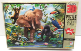 SUPER PRIME 3D MB PUZZLE JUNIOR JUNGLE 500 PIECES - $13.36