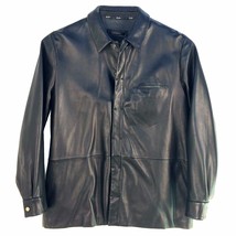 Sean John, Men 3/4 Length Leather Jacket Q18652, Size L, Black - £360.82 GBP