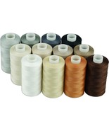 Simthread 12 Multi Colors All Purposes Cotton Quilting Thread 50s/3 Thre... - $55.67 CAD