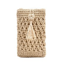 Ladies Straw Cell Phone Bags Women&#39;s Daily Travel Fashion Retro Small Purse For  - £46.13 GBP