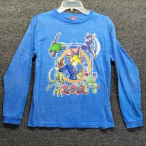 Vintage 1996 Yu-Gi-Oh Youth L Long Sleeve Lets Duel T-Shirt Anime - £60.86 GBP