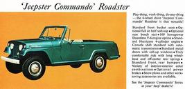 1967 Jeep Commando Roadster - Promotional Advertising Poster - $32.99