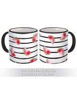 Stripes Watermelon : Gift Mug Abstract Pattern Fruit Berry Summer Holida... - $15.90