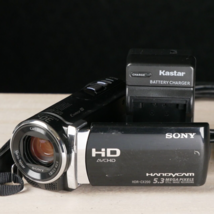 Sony HDR-CX200 Handycam Digital Camcorder Black *GOOD/TESTED* W Cable/Ch... - £60.47 GBP