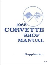 1965 Corvette Manual Service Shop Supplement - £31.25 GBP