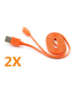 2X  Micro USB Fast Charger Flat Cable Cord for JBL Charge 2 3+ Flip 3 4 ... - £7.03 GBP