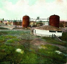 Vintage Postcard 1910s View of the Oil Refineries Olean New York NY Unused - £10.47 GBP